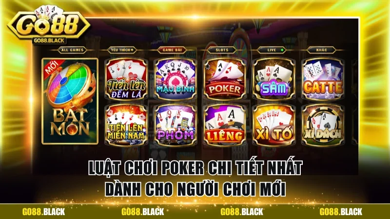 Luật chơi Poker